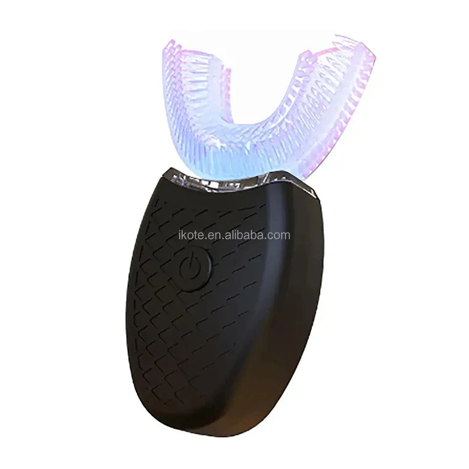 Travel Home Portable U Shape Ultrasonic Electric Toothbrush 360 Degree Automatic Cleaning Whitening Teeth Sonic Toothbrush