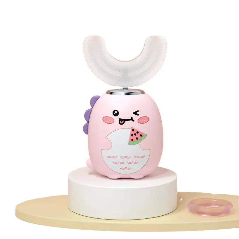 Wholesale Cute Cartoon U-Shaped Electric Toothbrush for 3-6-12 Years Old Cross-Border Children's Charging Toothbrush