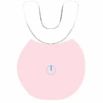 Portable Wireless Charging U Shaped 360 Degree Automatic Electric Toothbrush with Silicone or Bristle Heads