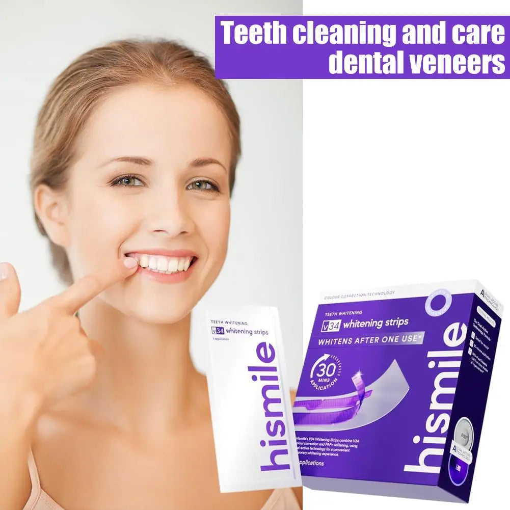 Teeth Whitening Strips Clean Dental Plaque and Stains Teeth Care Stickers Restore Bright White Teeth Blanqueador Dental