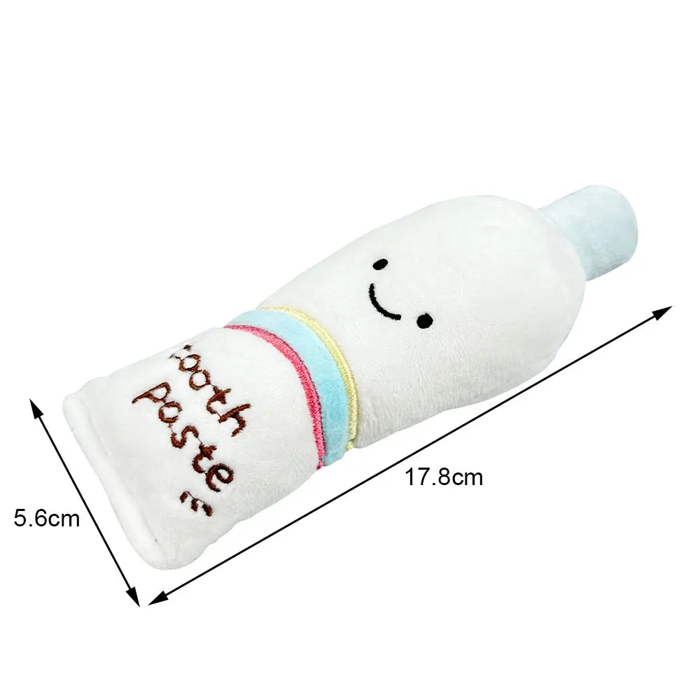 Cartoon Teeth Toothpaste Toothbrush Ornaments Lovely Soft Tooth Model Plush Decayed Tooth Toys For Kids Children Dentist Gifts