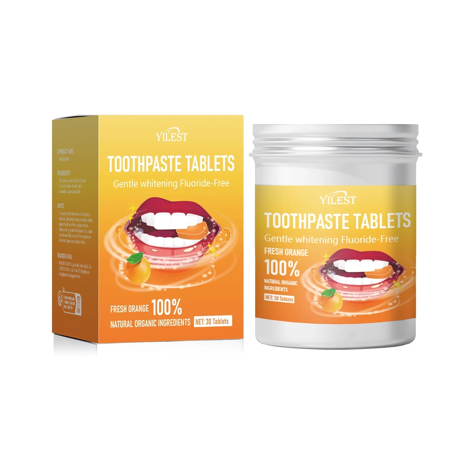 30pcs Mint Flavors Solid Toothpaste Tablet Remove Bad Breath Smoke Stains Fresh Breath Combating Tooth Decay Oral Hygiene Care